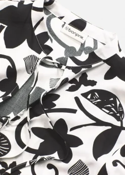 Kaftan-Kleid aus fließender Viskose