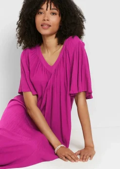 Kaftan-Kleid aus Kreppware