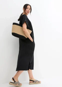 Kaftan-Kleid aus reinem Leinen