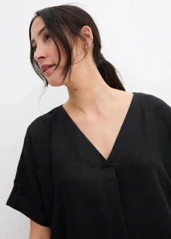 Kaftan-Kleid aus reinem Leinen