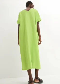 Kaftan-Kleid aus reinem Leinen