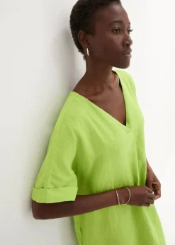 Kaftan-Kleid aus reinem Leinen