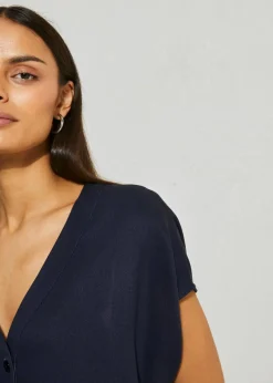 Kaftan-Kleid aus Viskose