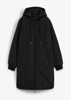 Kapuzen-Kurzmantel mit Steppung