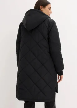 Kapuzen-Kurzmantel mit Steppung