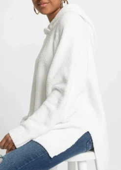 Kapuzenpullover in Teddy-Fleece