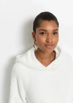 Kapuzenpullover in Teddy-Fleece