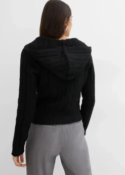 Kapuzenpullover mit asymmetrischem Saum