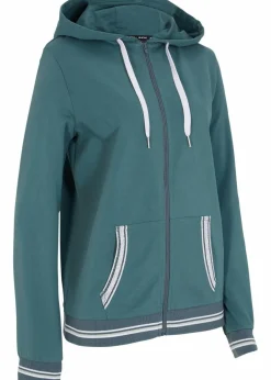 Kapuzen-Sweatjacke aus reiner Bio-Baumwolle
