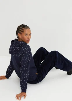 Kapuzensweatshirt mit Reißverschluss aus reiner Baumwolle