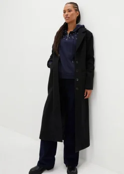 Kapuzensweatshirt mit Reißverschluss aus reiner Baumwolle