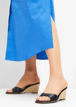 Keilpantoletten in Bast-Optik