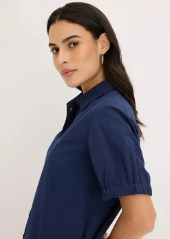 Kleid aus Baumwoll- Popeline