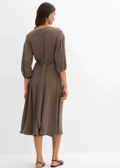 Kleid aus Crinkleware