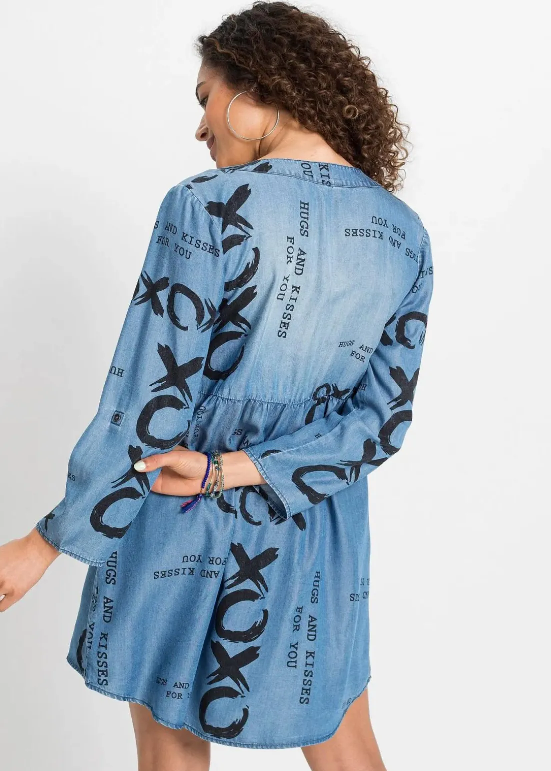 Kleid aus fließendem Lyocell