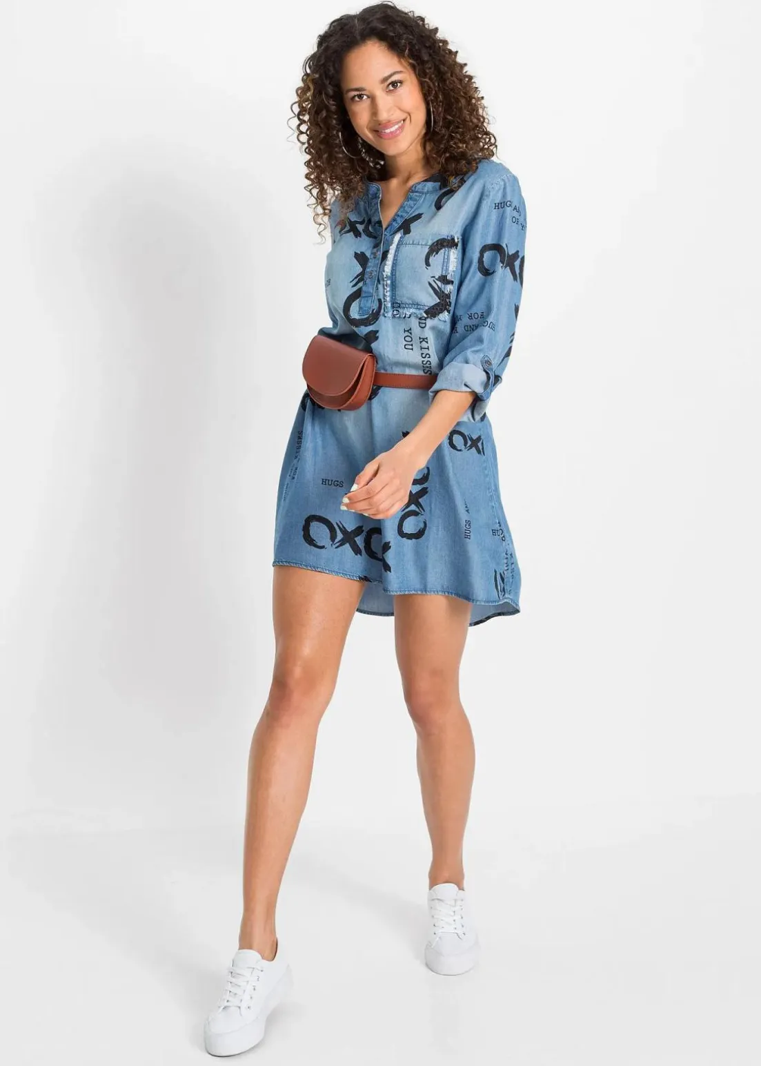 Kleid aus fließendem Lyocell