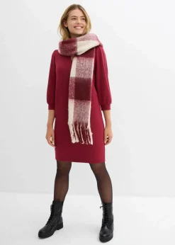 Kleid aus fließendem Viskose-Mix