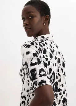 Kleid aus fließender Viskose