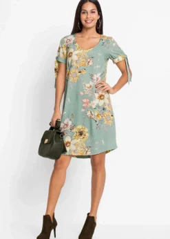 Kleid aus fließender Viskose