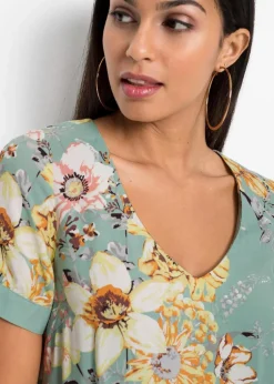 Kleid aus fließender Viskose