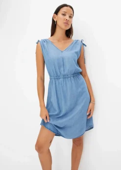 Kleid aus glattem Lyocell