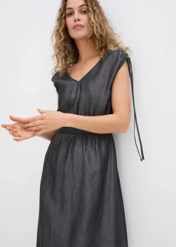 Kleid aus glattem Lyocell