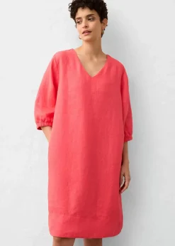 Kleid aus reinem Leinen, 3/4 Arm