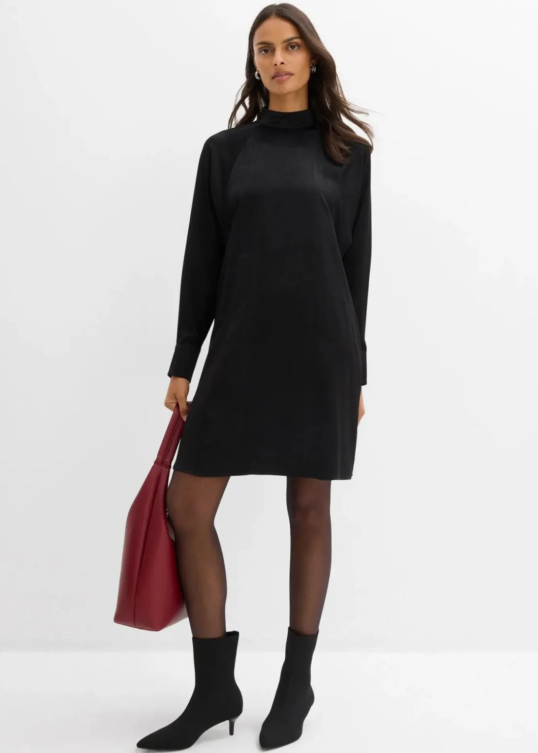 Kleid aus Viskose-Mix