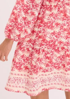 Kleid im Leinen-Look