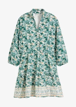 Kleid im Leinen-Look