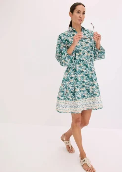 Kleid im Leinen-Look