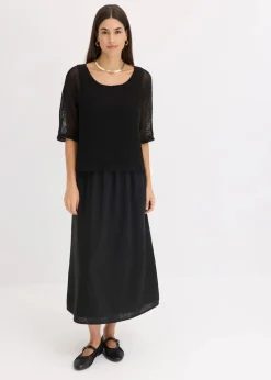 Kleid in 2 in 1 Optik