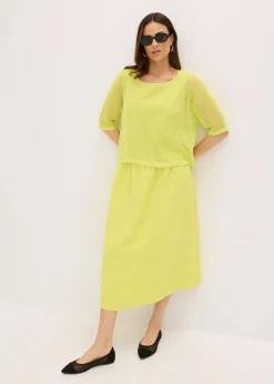 Kleid in 2 in 1 Optik