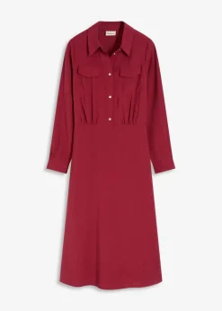 Kleid mit Hemdkragen