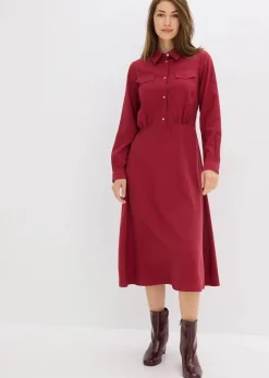 Kleid mit Hemdkragen