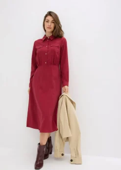 Kleid mit Hemdkragen