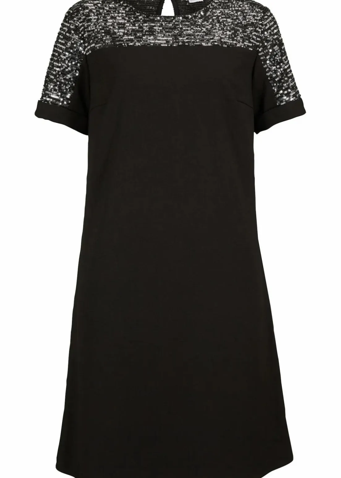 Kleid mit Pailetten-Einsatz