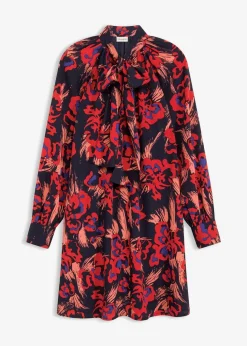 Kleid mit Schluppenkragen