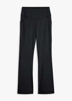 Komfort-Sport-Leggings mit Handytasche, ausgestellt