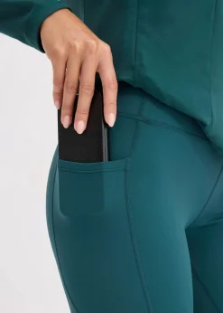 Komfort-Sport-Leggings mit Handytasche, schnelltrocknend