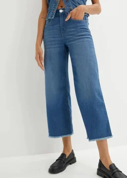 7/8-Komfort-Stretch-Jeans, Wide Fit