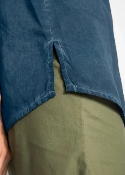 Kurzarmbluse aus reiner Baumwolle