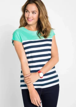 Kurzarm-Flammgarn-Shirt