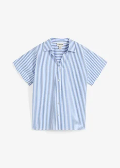 Kurzarmhemd aus Seersucker