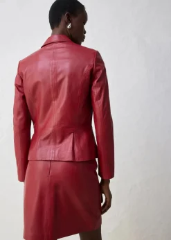 Kurzblazer aus Lammnappa