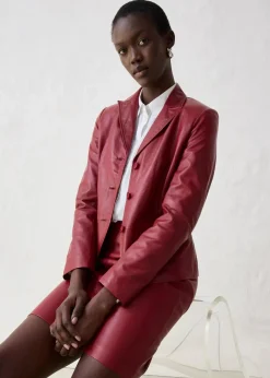 Kurzblazer aus Lammnappa