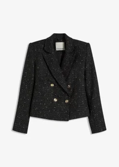 Kurzblazer aus softem Bouclé