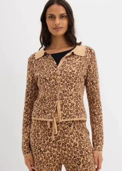 Kurze Feinstrickjacke