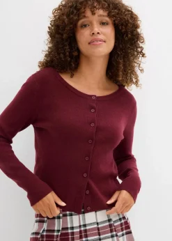 Kurze Feinstrickjacke