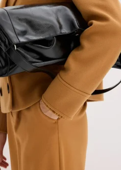 Kurze Jacke in Wolloptik